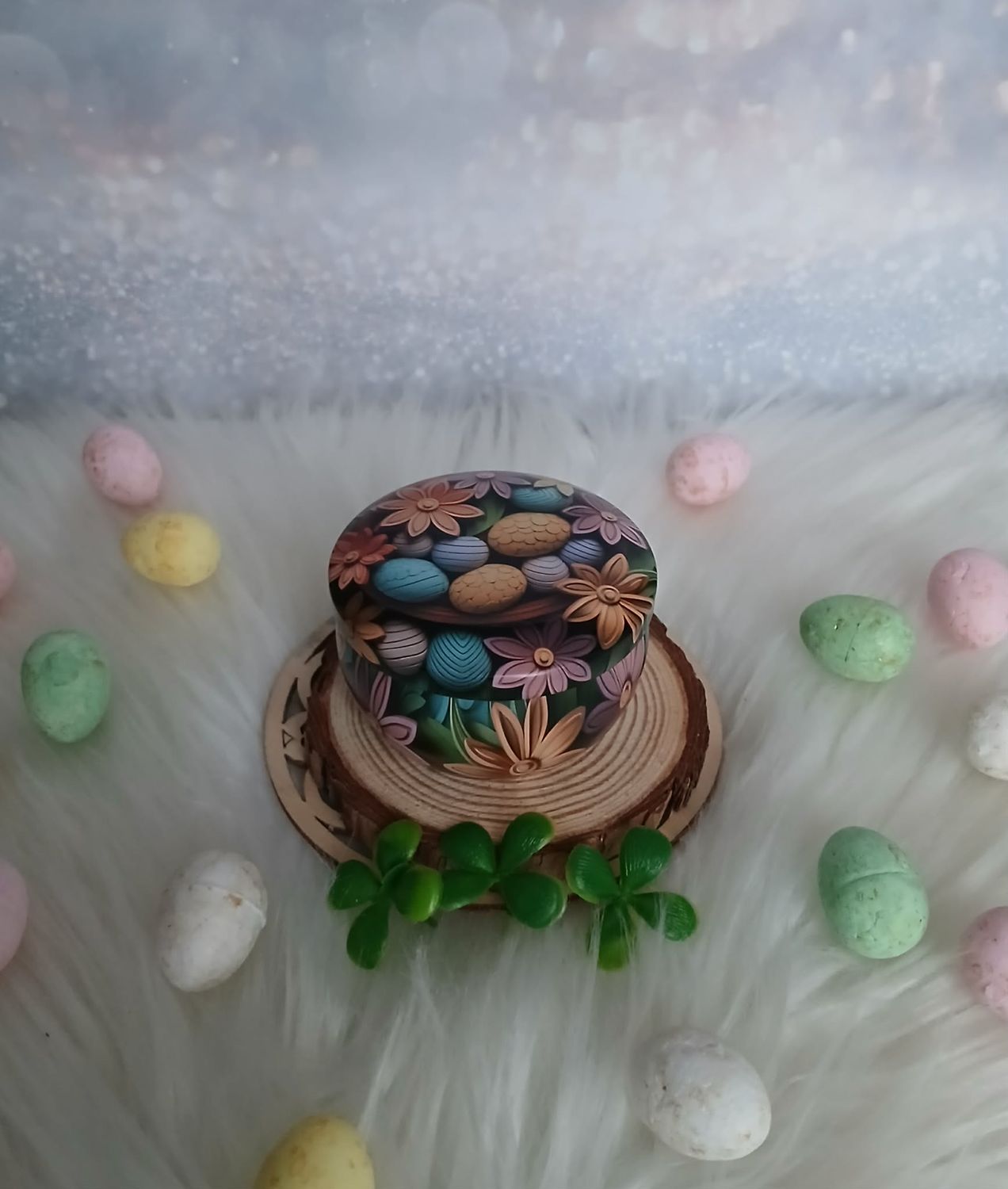 Świeczka w puszce Wielkanoc