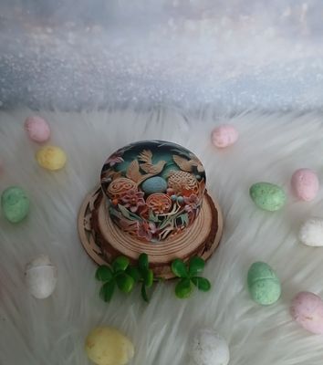 Świeczka w puszce Wielkanoc