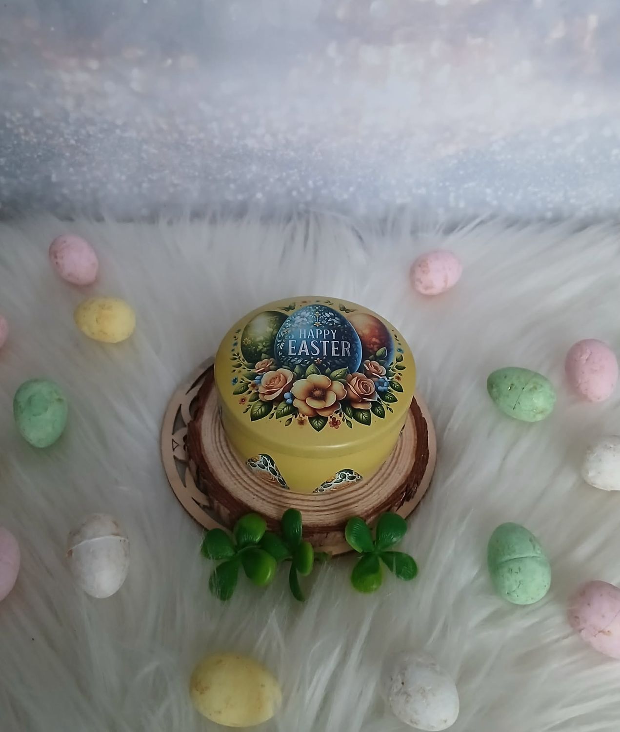 Świeczka w puszce Wielkanoc