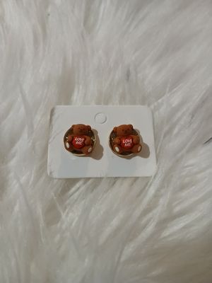 Kolczyki Misie Kochaj mnie