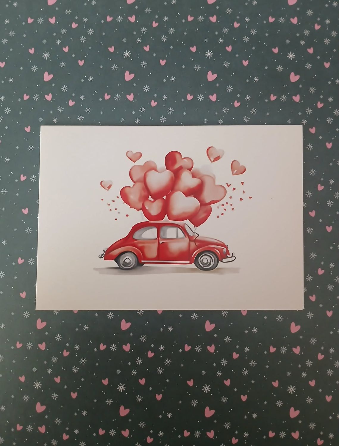 Kartka walentynkowa różne wzory