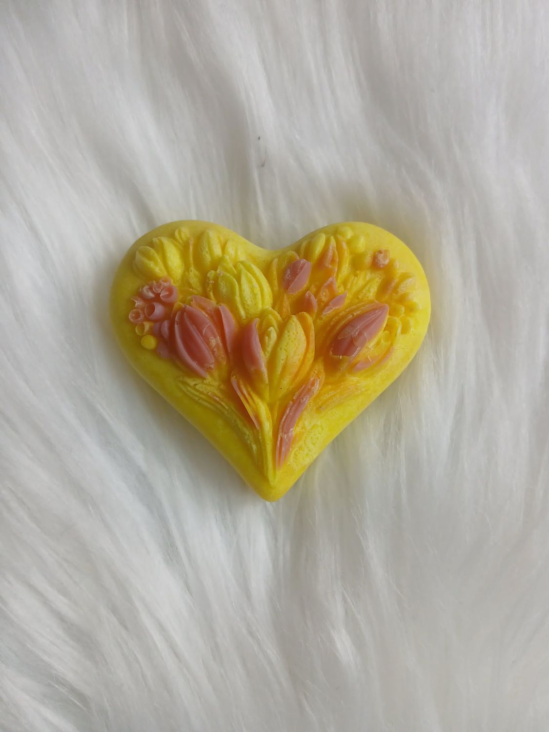 Świeczka tulipany w sercu