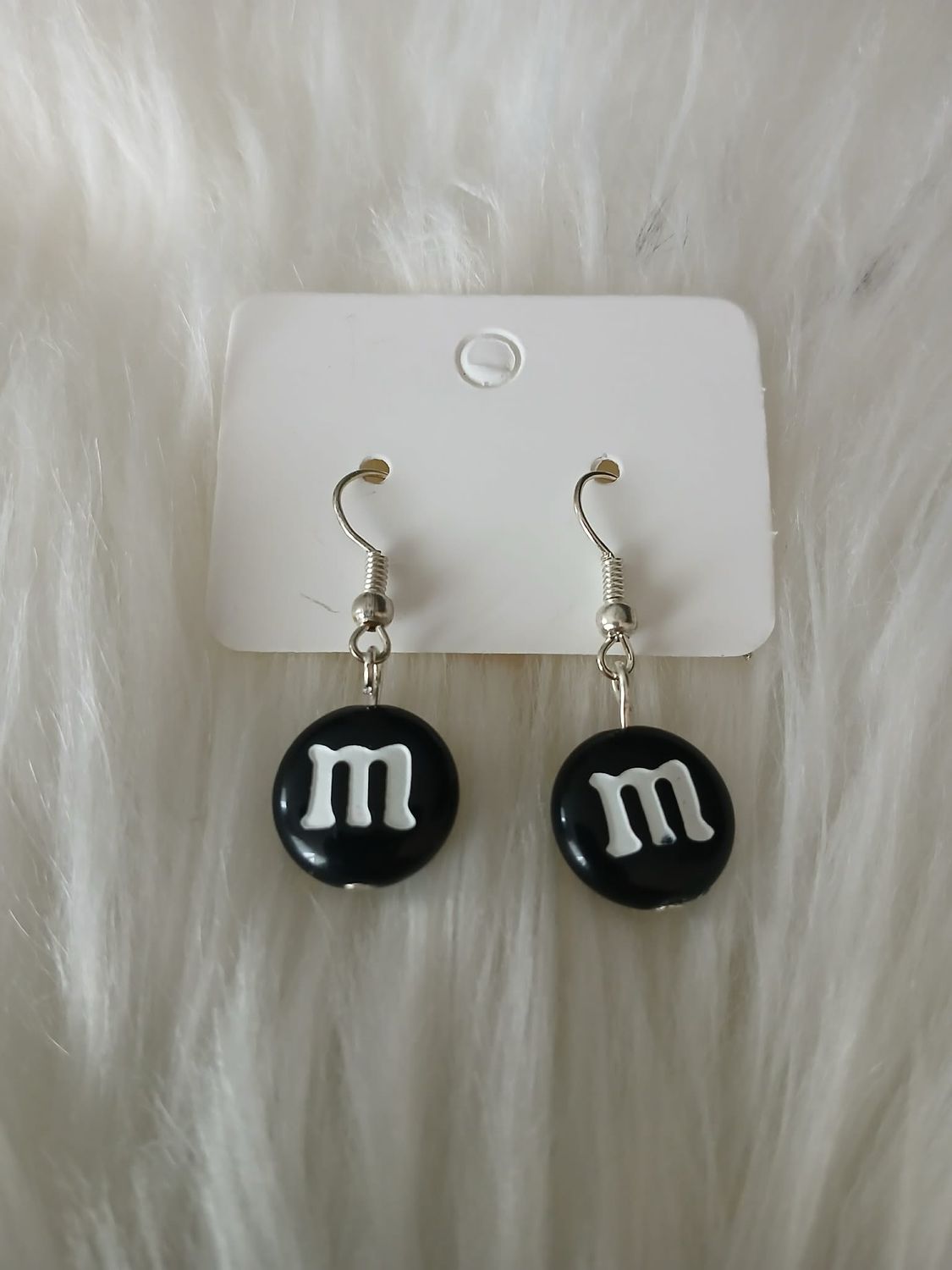 Kolczyki wiszące m&amp;m