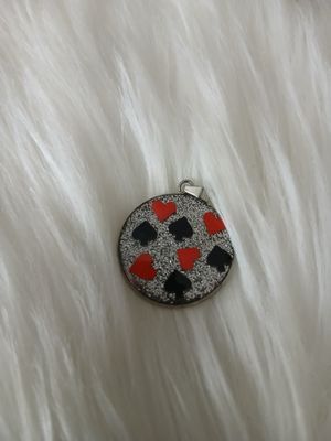 Karciana zawieszka srebrna