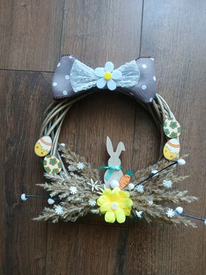 Wianek wielkanocny zajączek