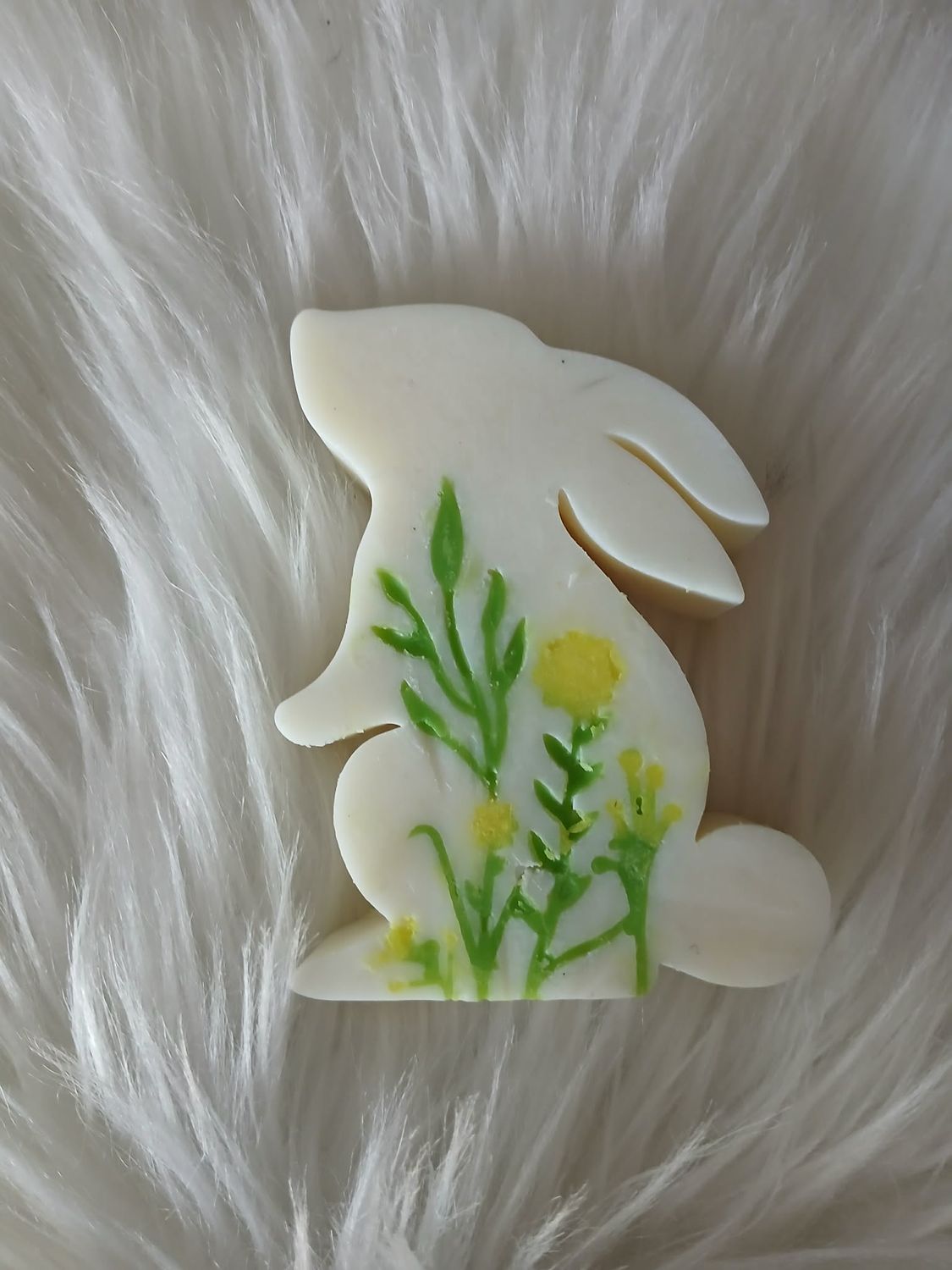 Świece zajączki zdobione