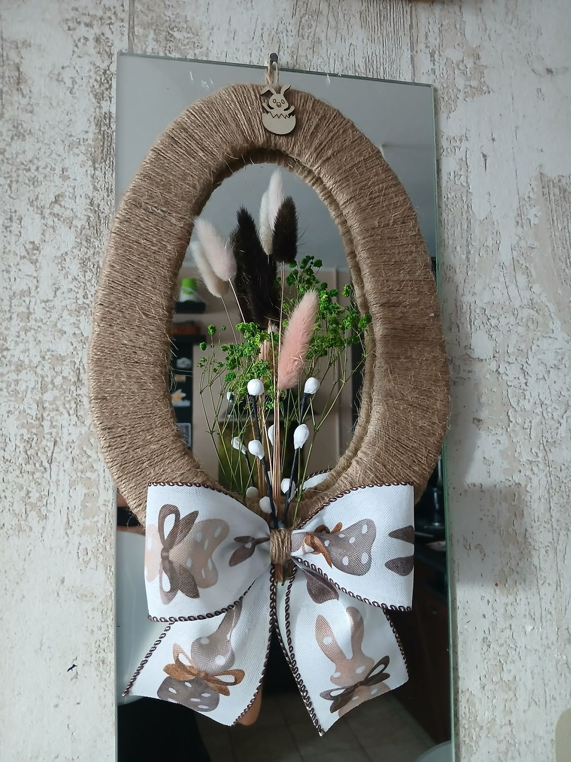 Jutowa pisanka wielkanocna