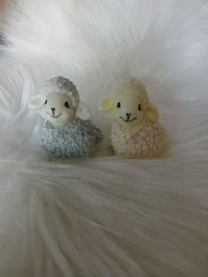 Świeca wielkanocna baranek