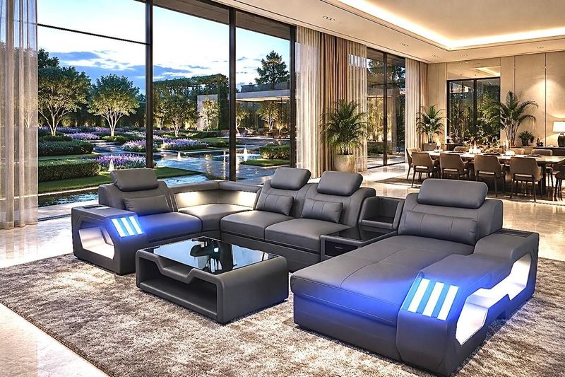 Tesco Smart U shape Couch