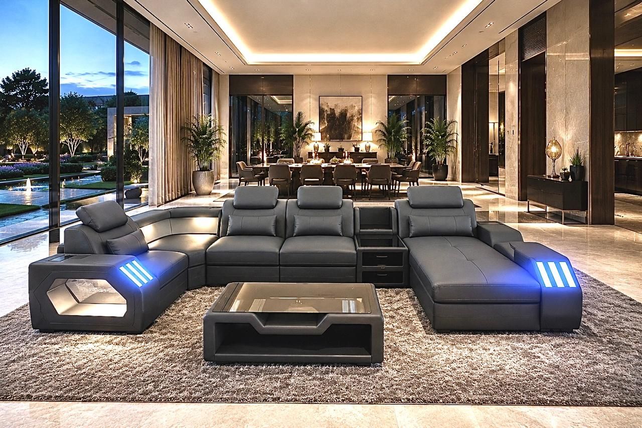 Tesco Smart U shape Couch