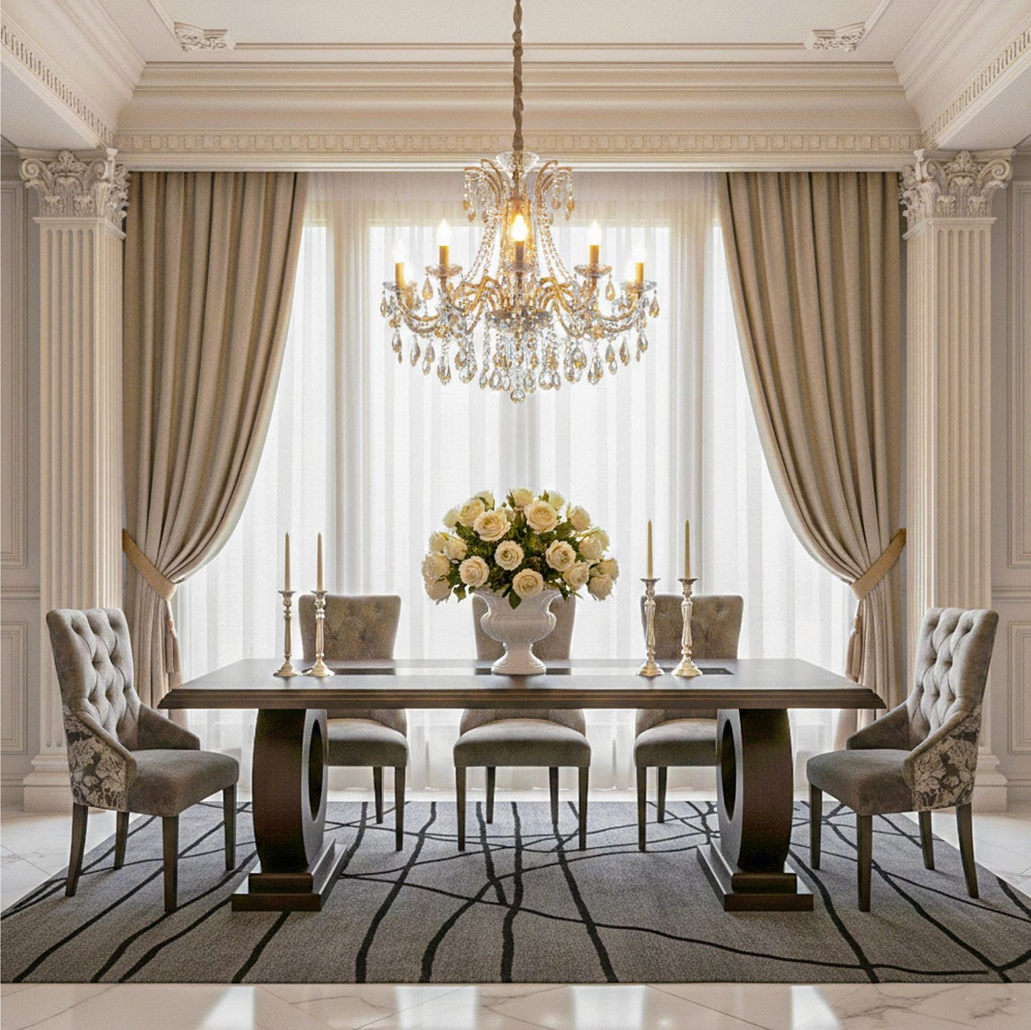 Juliet 8 Seater Dining Set