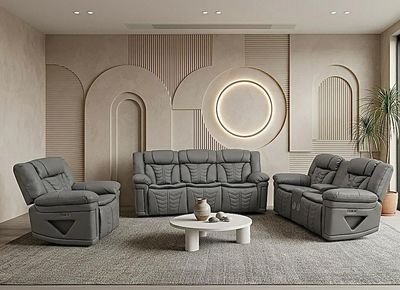 Norman 3-Piece Smart Electric Recliner Lounge Suite Norman 3-Piece Smart Electric Recliner Lounge Suite