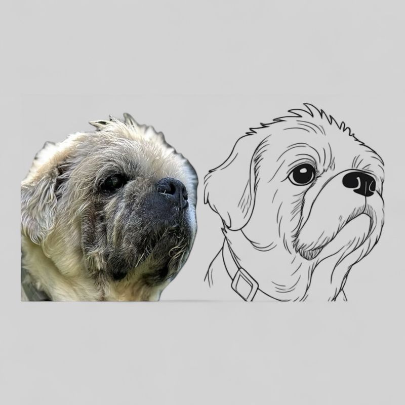 Foto in Lineart zeichnen