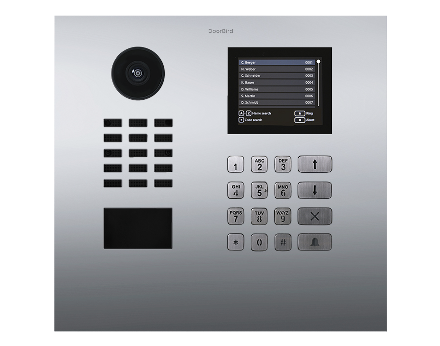 DoorBird D21DKH Wideodomofon IP do montażu natynkowego i podtynkowego