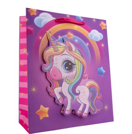 Presentpåse 3D Unicorn 2