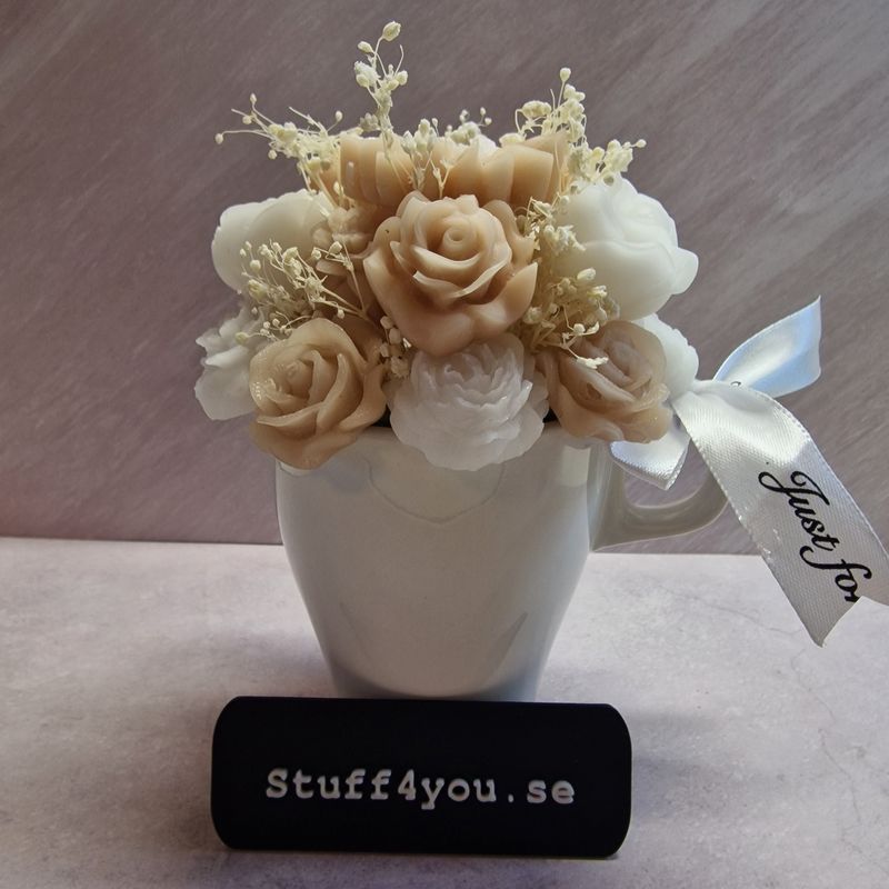 Ljusbukett Beige/Vit