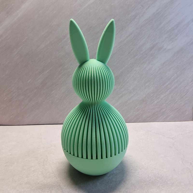3D Printad Kanin i Pastell Grön ( Påskägg)