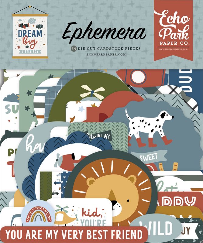 Dream Big Little Boy Ephemera