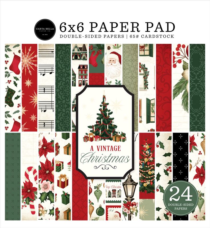 A Vintage Christmas 6x6 Paper Pad