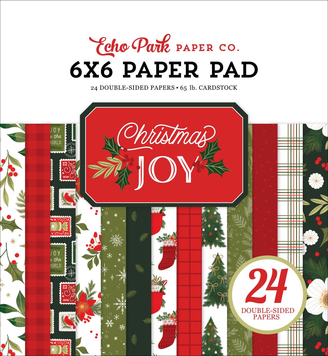 Christmas Joy 6X6 Paper Pad