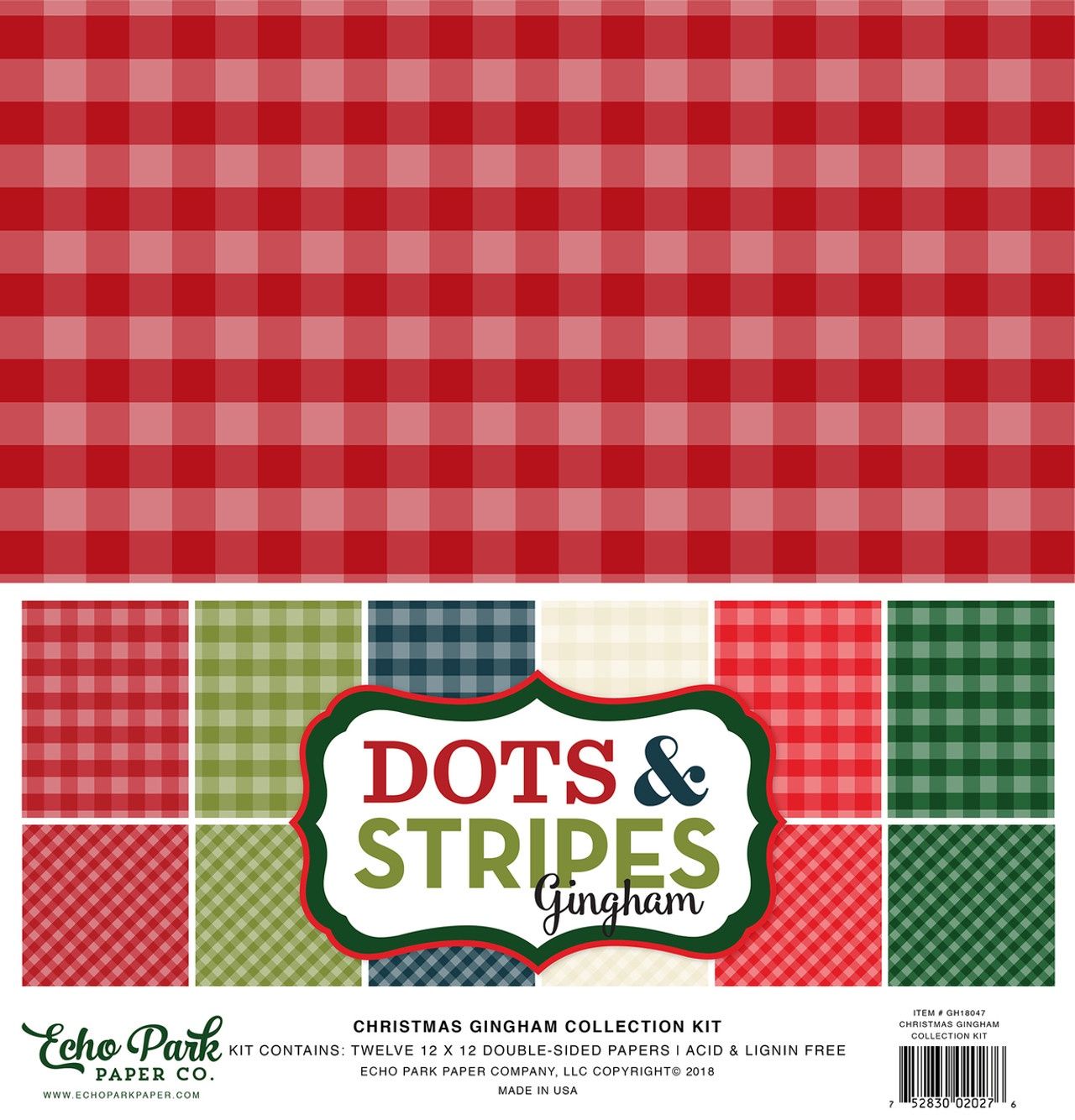 Christmas Gingham Collection kit