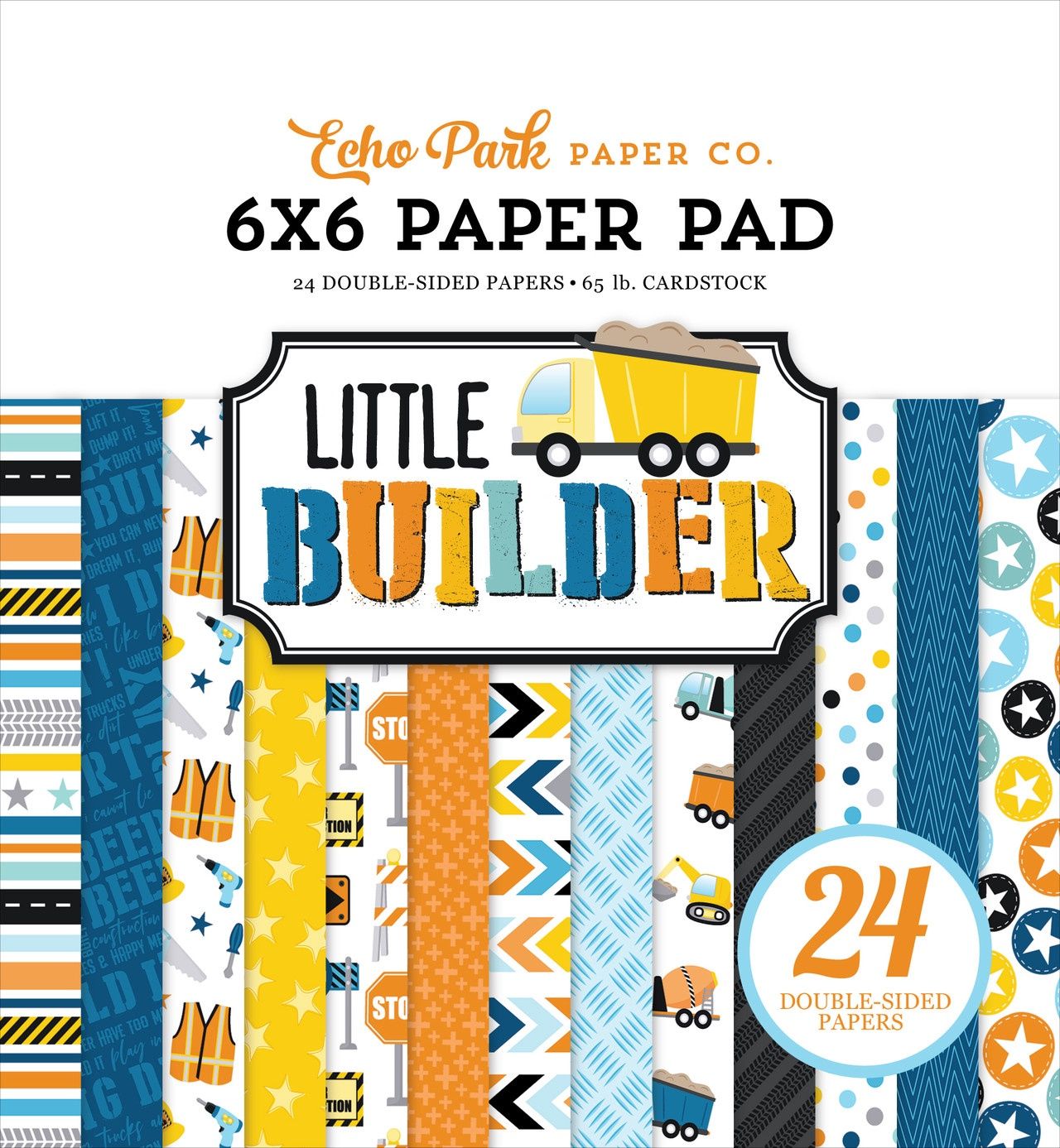 Littler Builder 6x6 Paper Pad