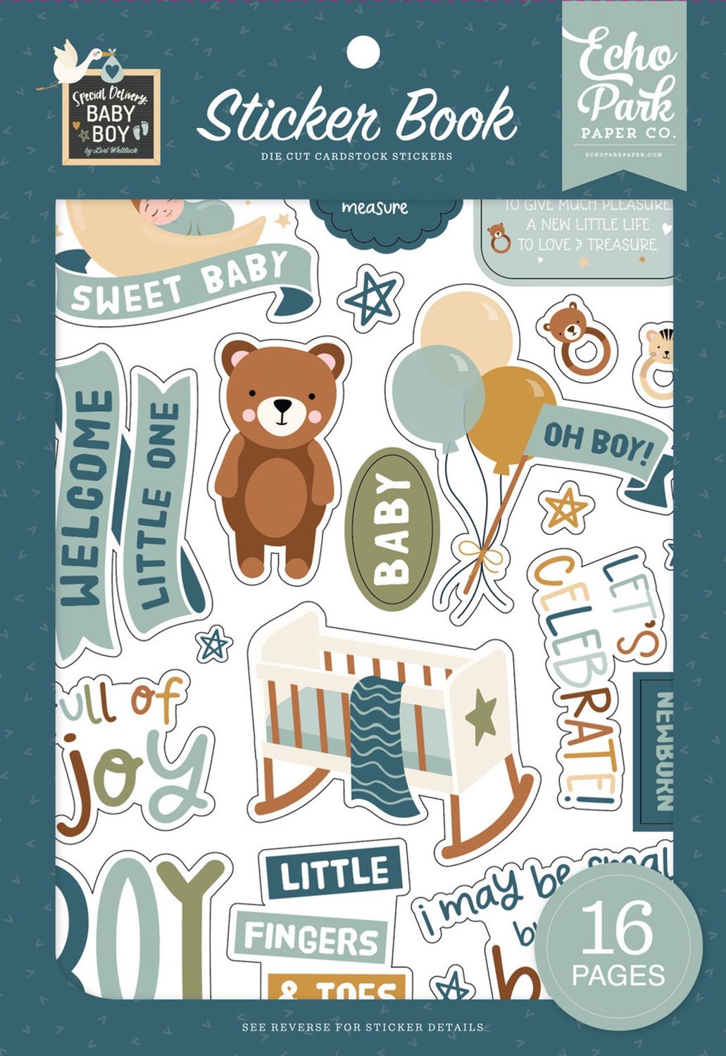 Special Delivery Baby Boy Sticker Book