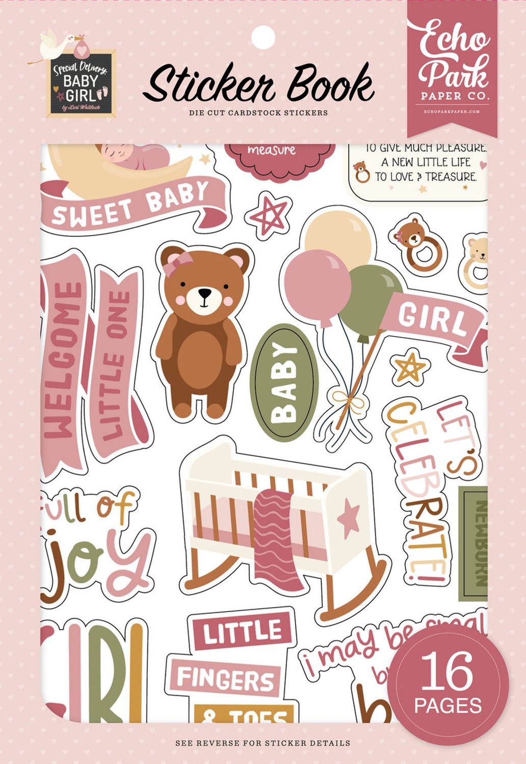Special Delivery Baby Girl Sticker Book