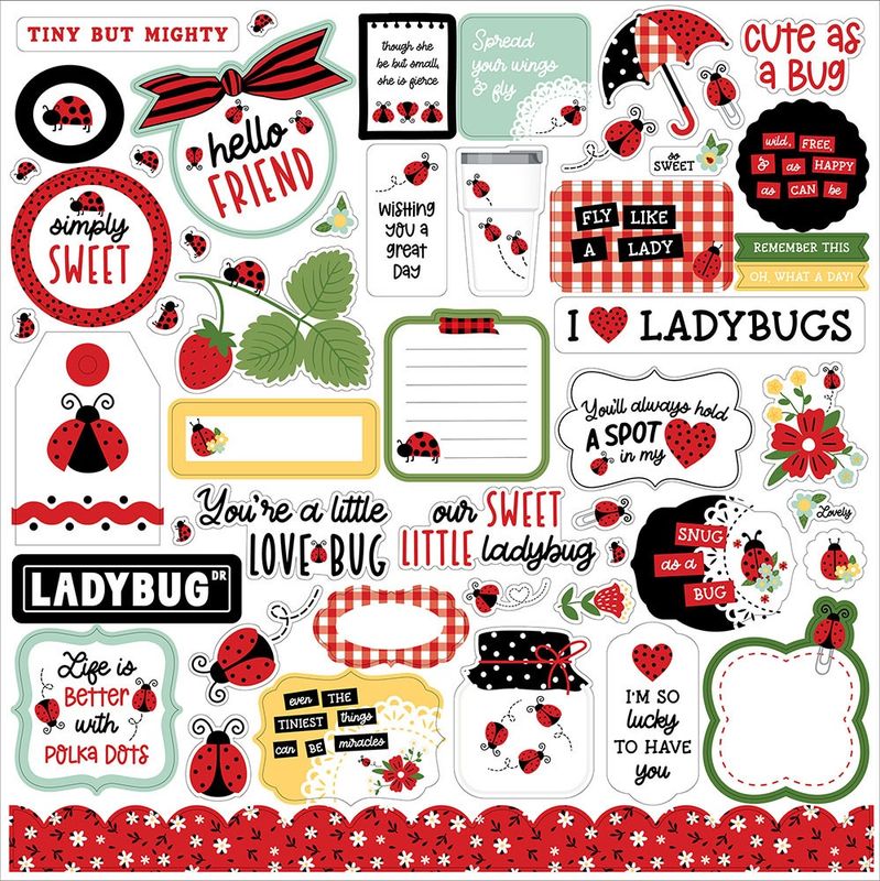 Little Ladybug   Element Stickers