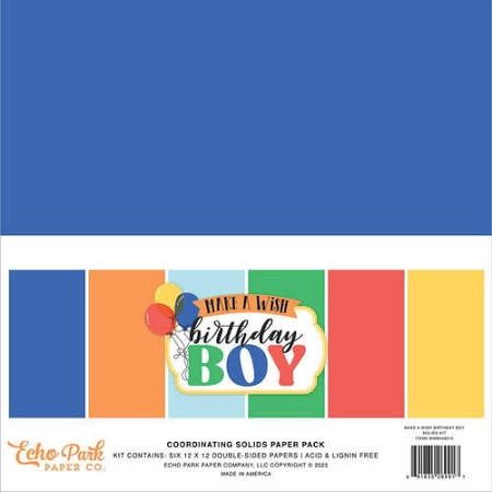 Make a Wish Birthday Boy Solids Kit
