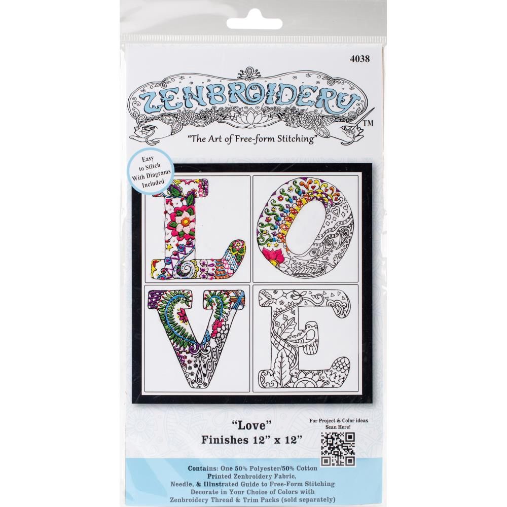 Zenbroidery Stamped Embroidery Kit