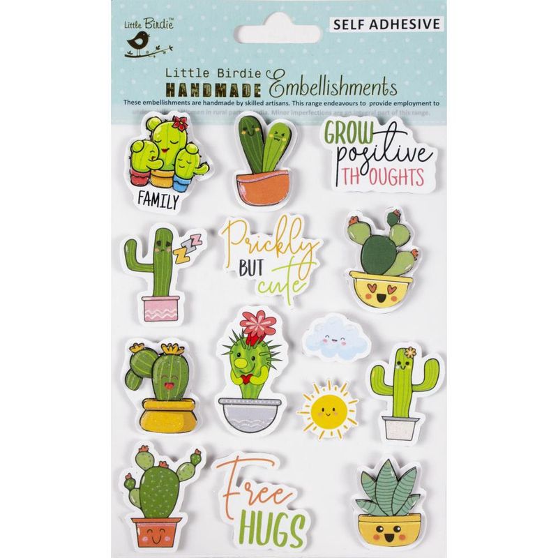 Prickly But Cute Handmade Embellishments