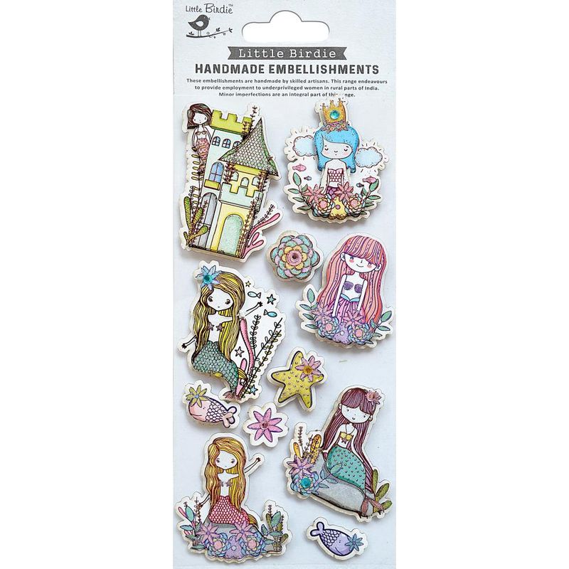 Mermaid World Handmade Embellishments