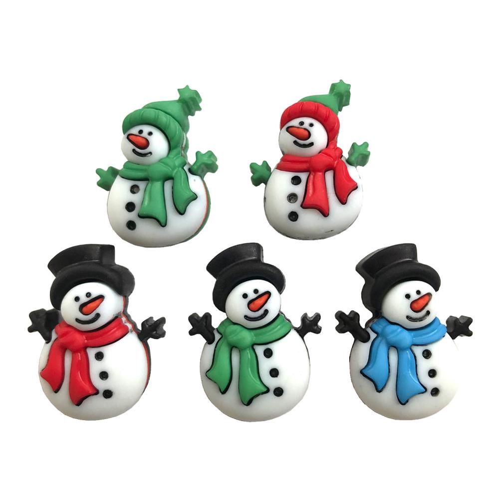 Jolly Snowmen Button Theme Pack