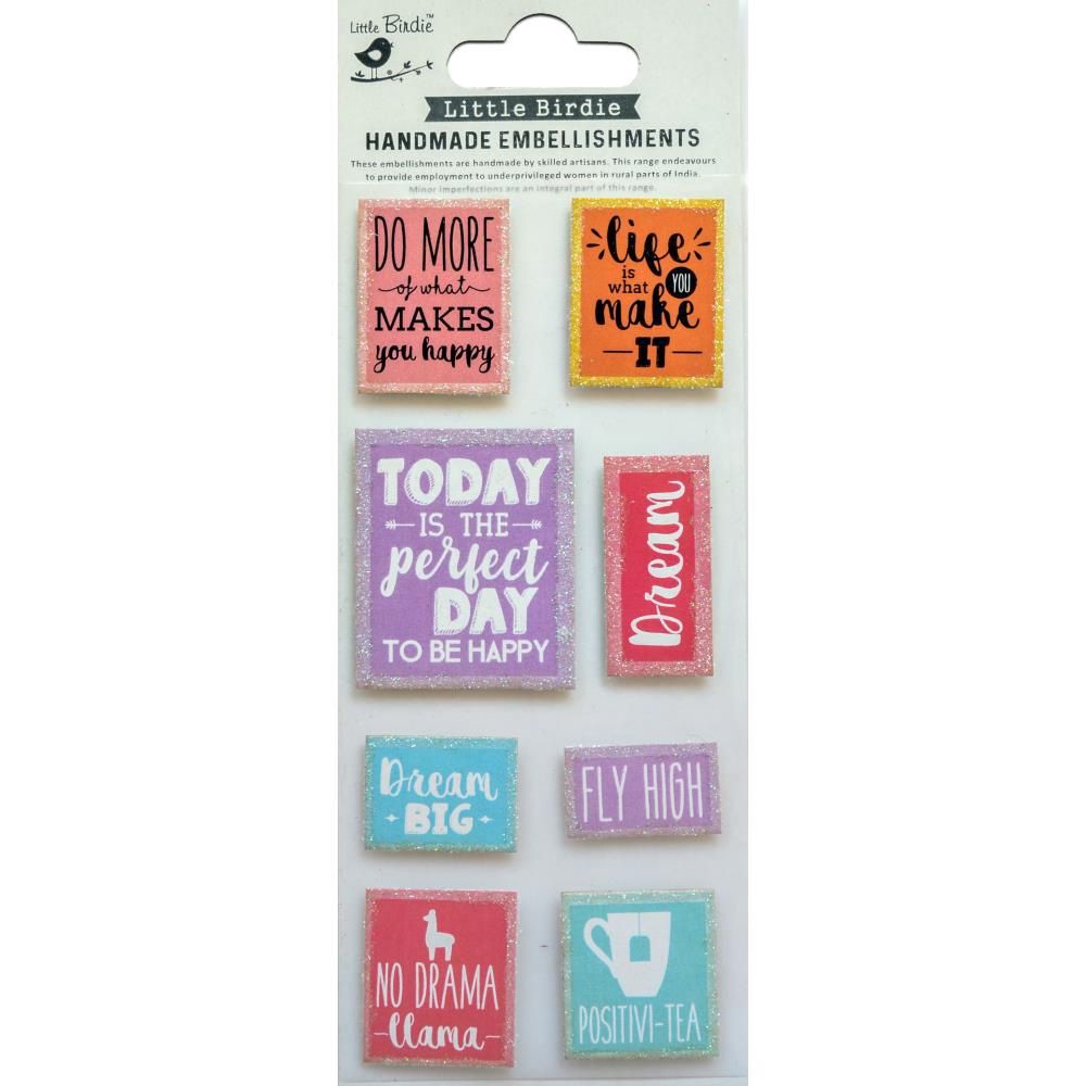 Be Positive Embellishments