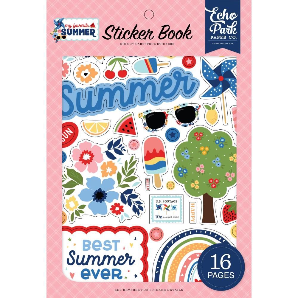 My Favorite Summer Adhesive Sticker Book