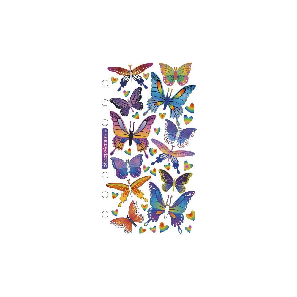 Foil Butterfly Stickers