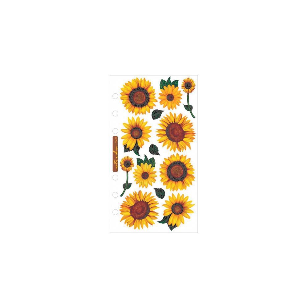 Vellum Sunflower Stickers