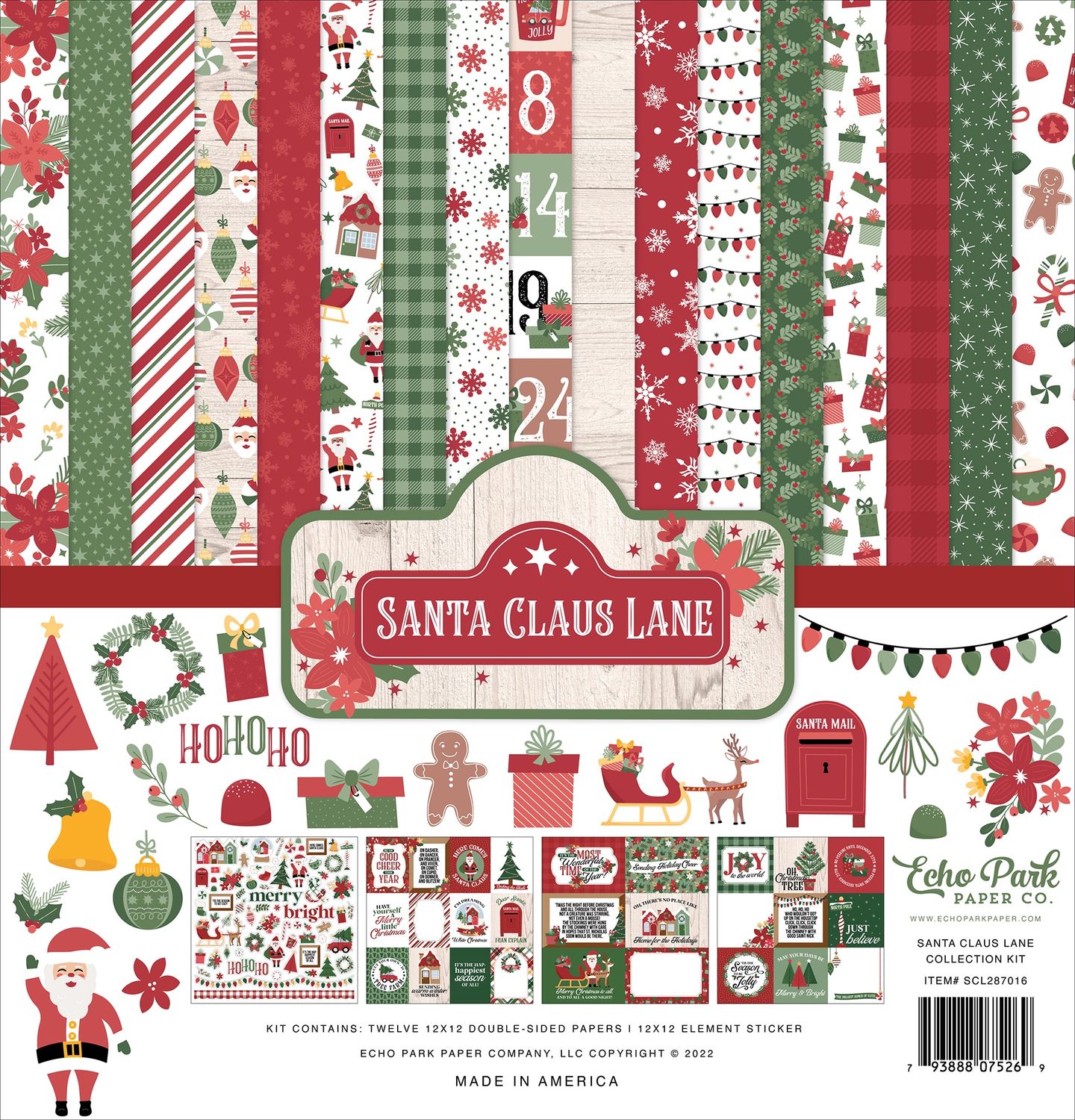 Santa Claus Lane Collection Kit