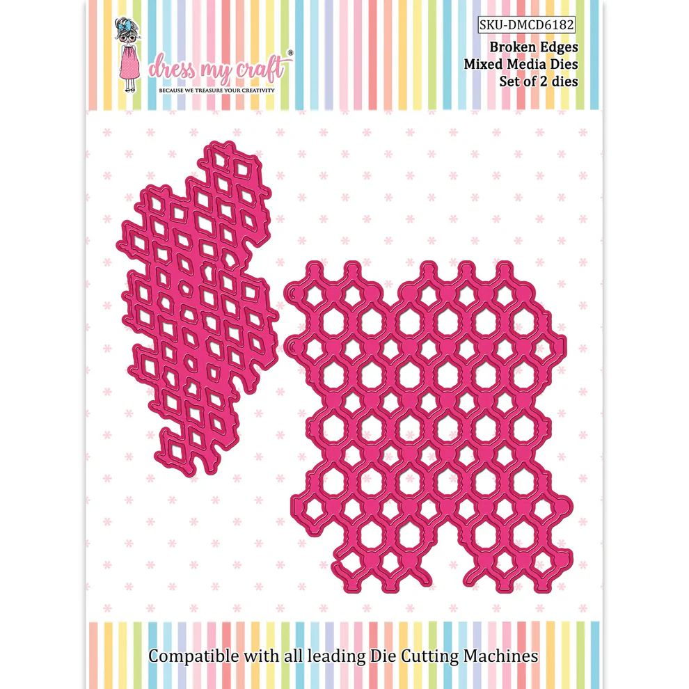 Broken Edges - Mixed Media Dies