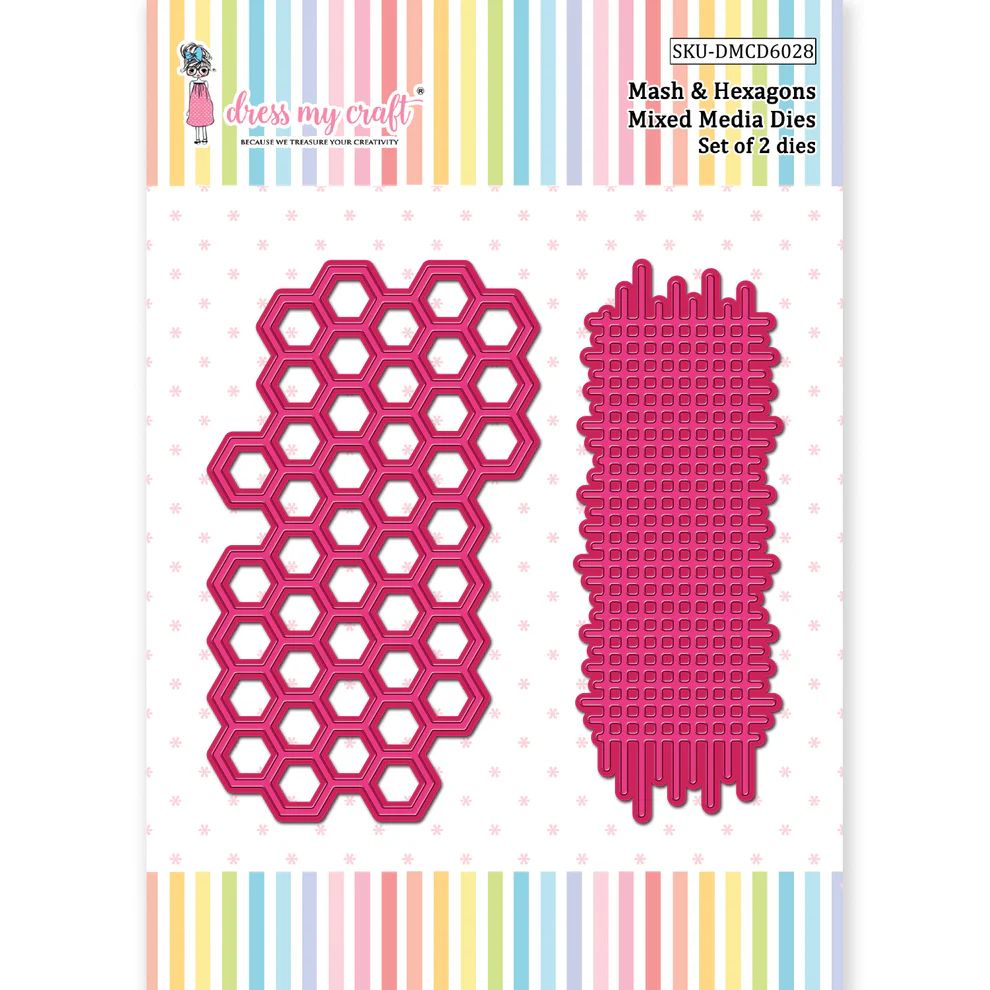 Mash &amp; Hexagons - Mixed Media Die