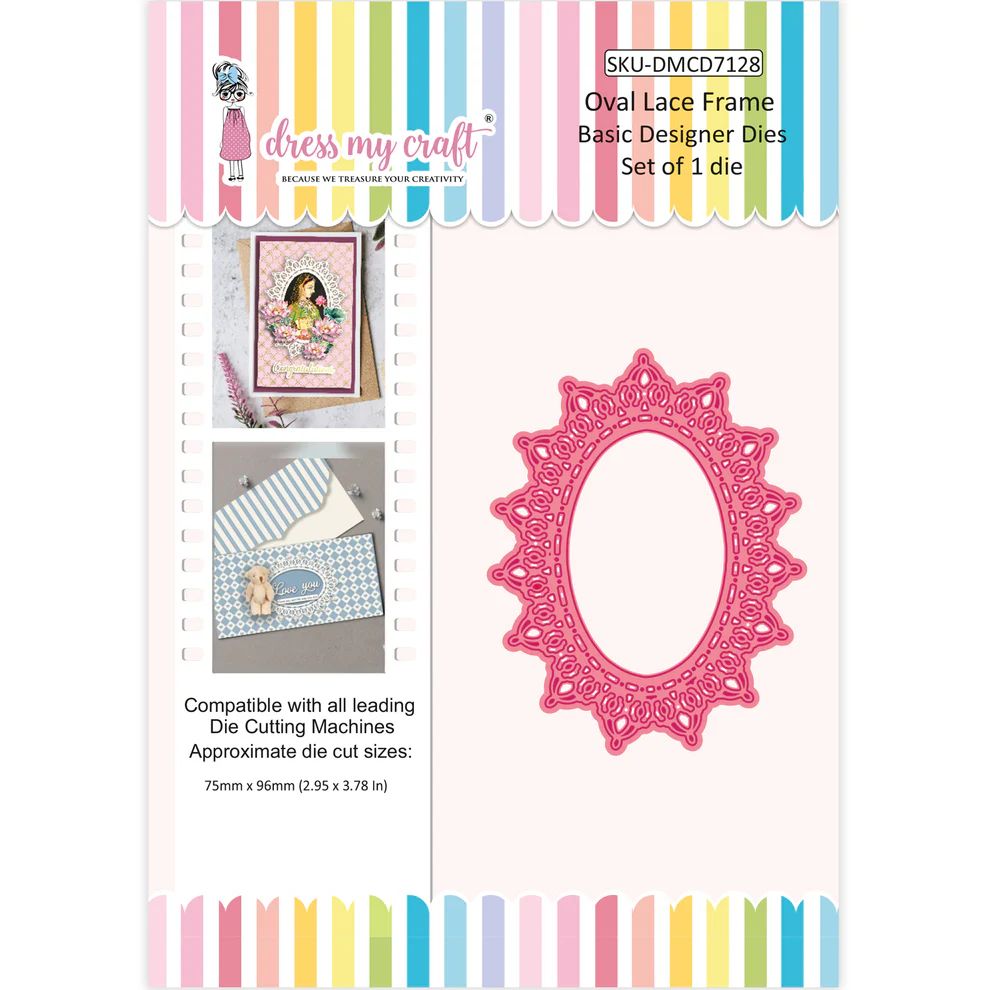 Oval Lace Frame - Basic Designer Dies