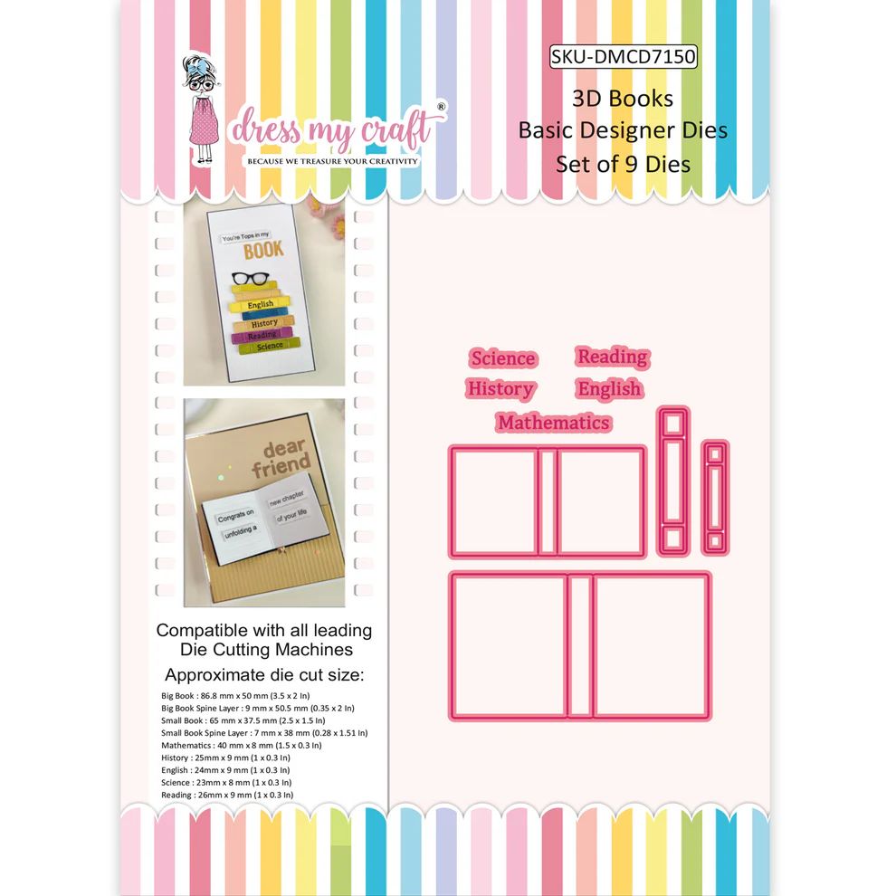3D Books - Basic Designer Dies