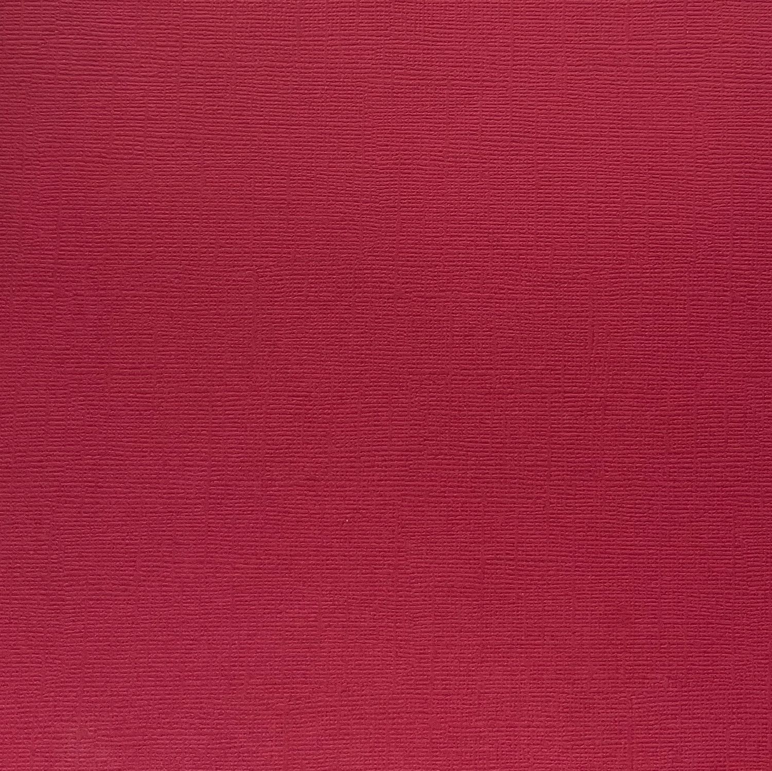Dark Red Canvas Texture Cardstock
