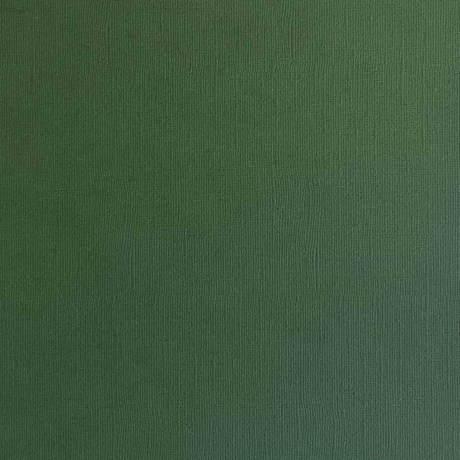 Hunter Green Canvas Texture Cardstock