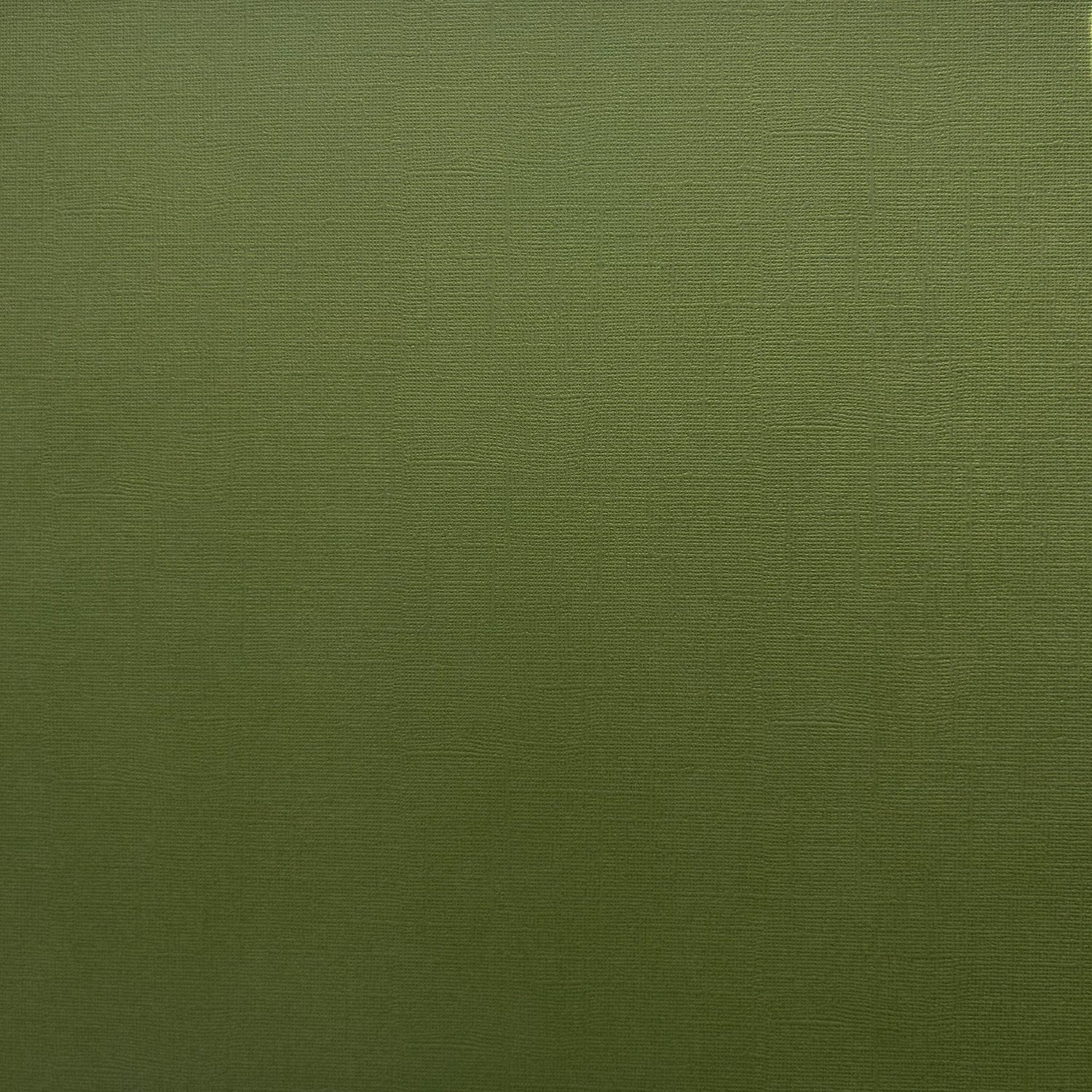 Pesto Green Canvas Texture Cardstock