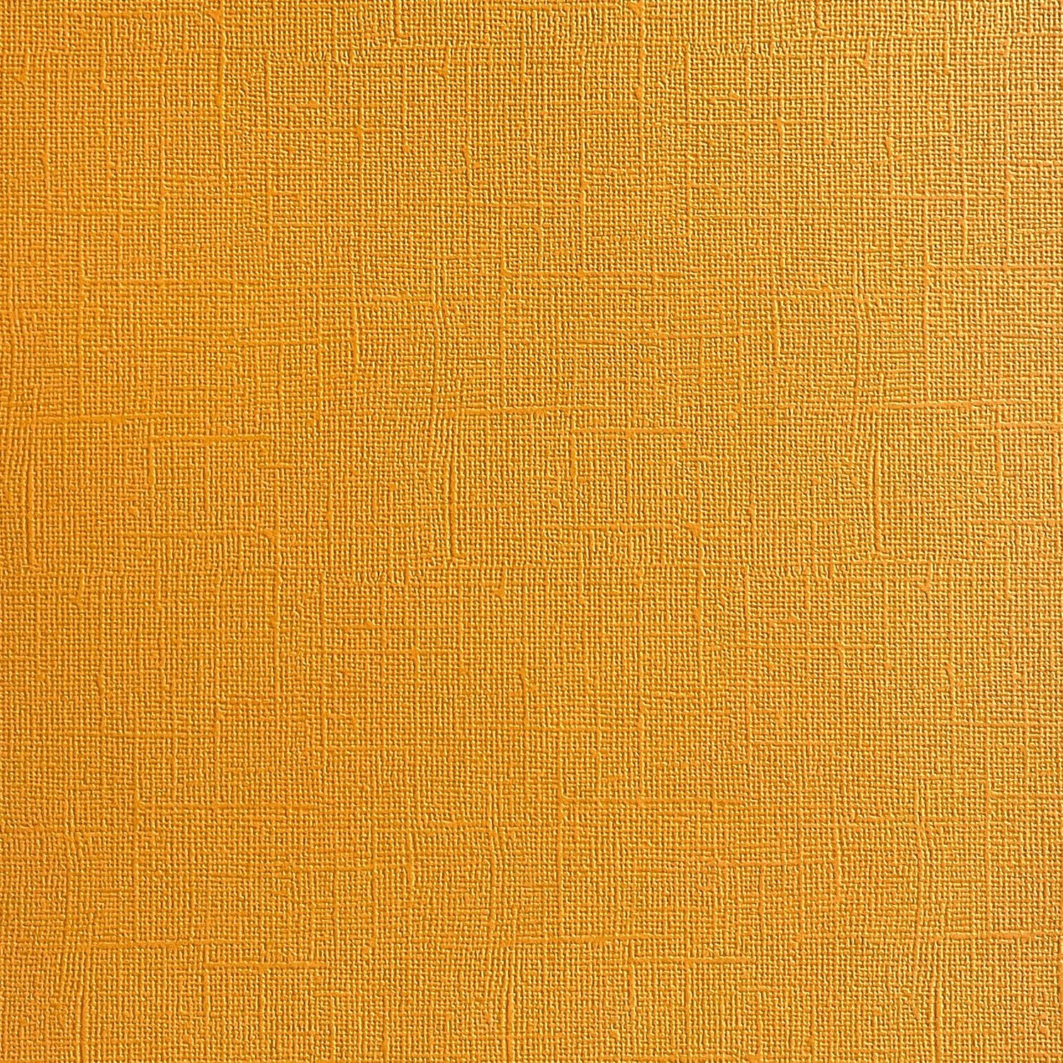 Marigold Canvas Texture Cardstock