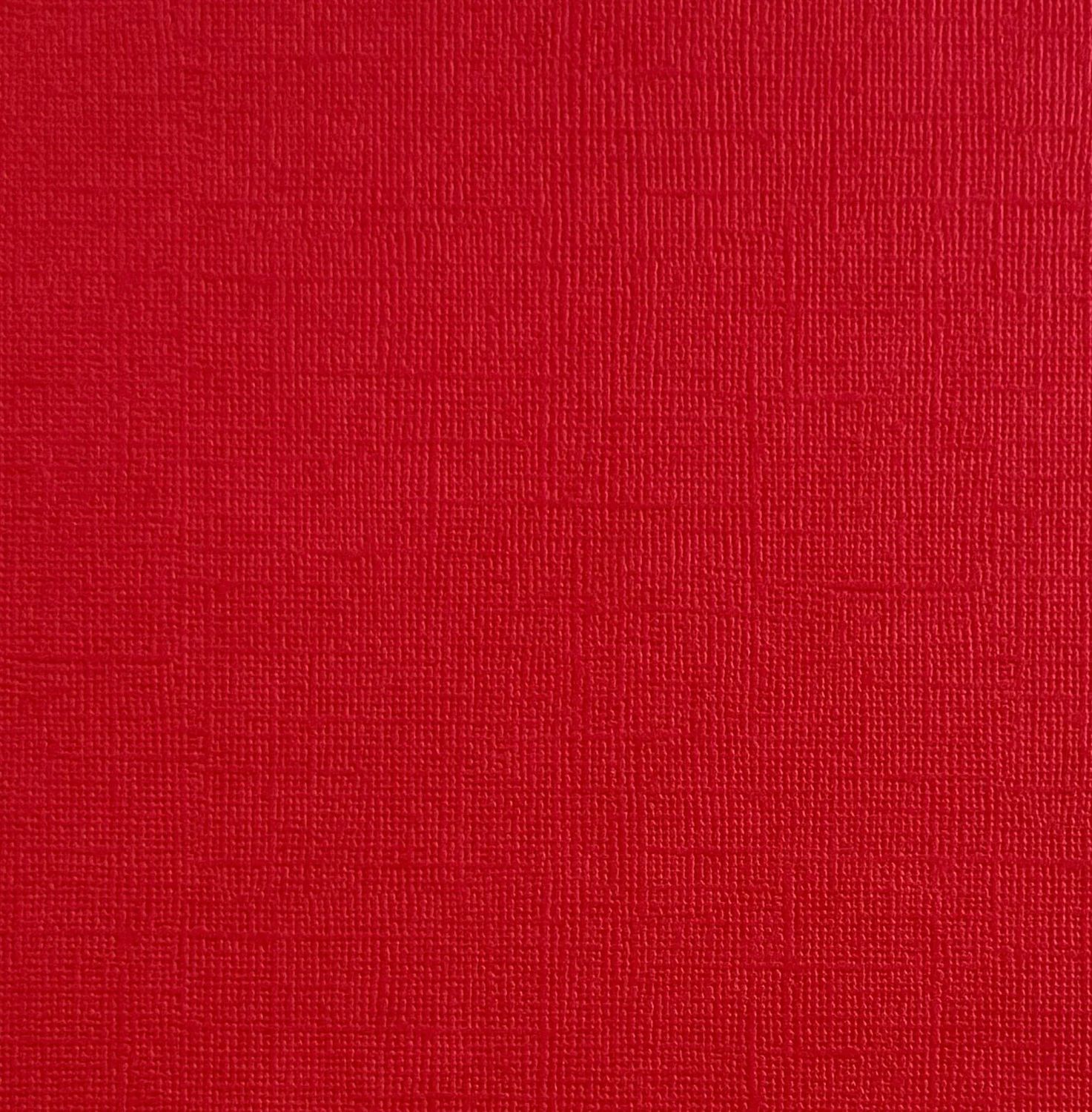 All American Red Canvas Texture Cardstock