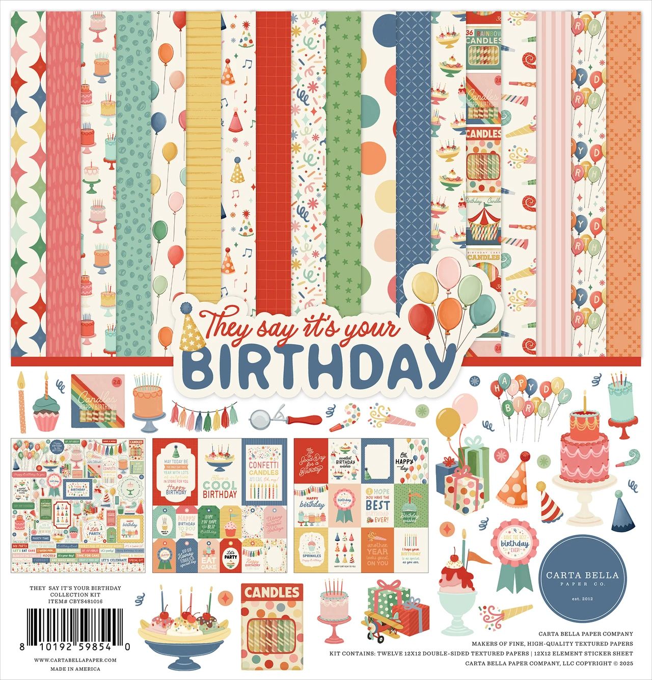 They Say It's Your Birthday Collection Kit