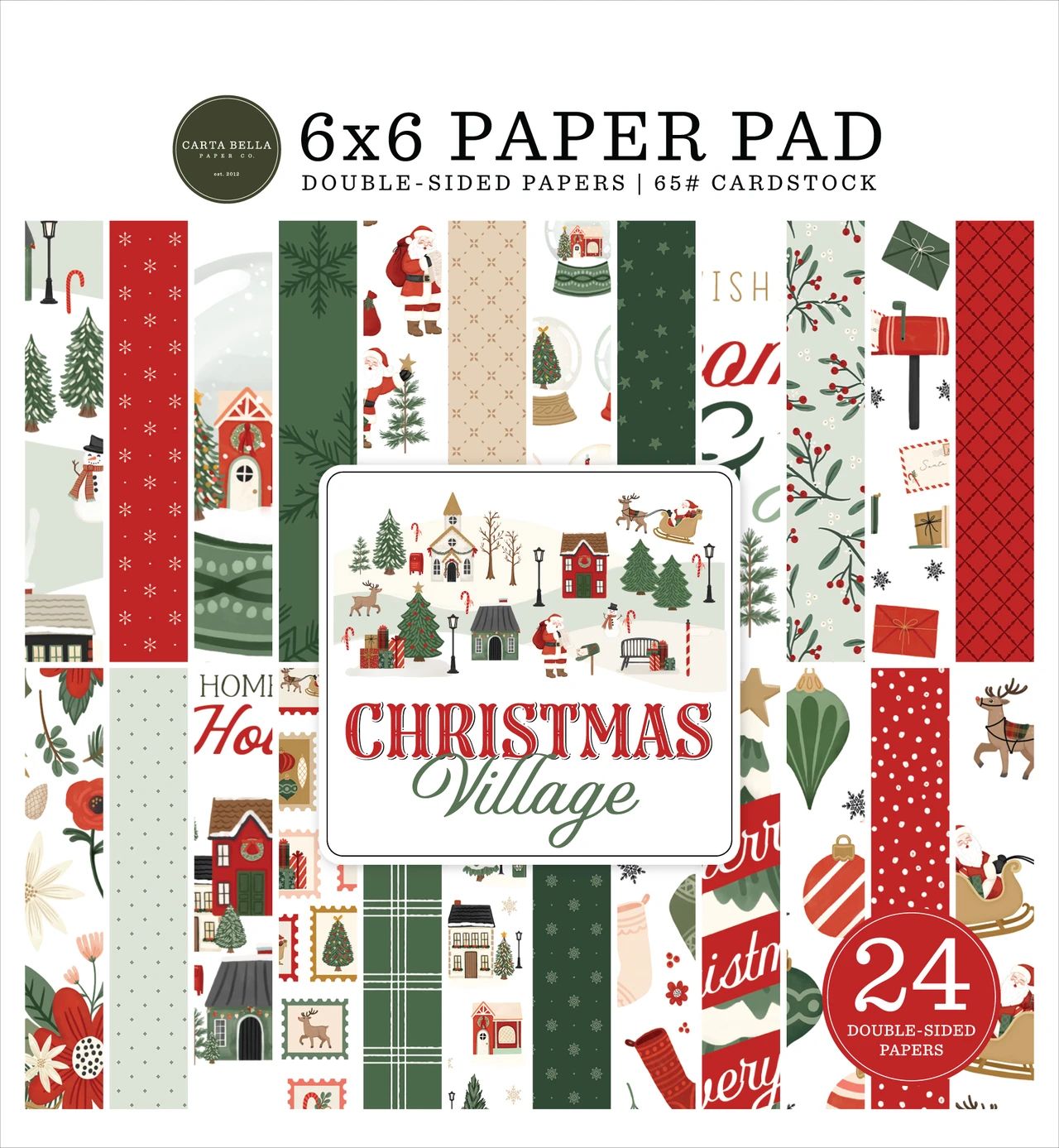 Christmas Village 6X6 Paper Pad